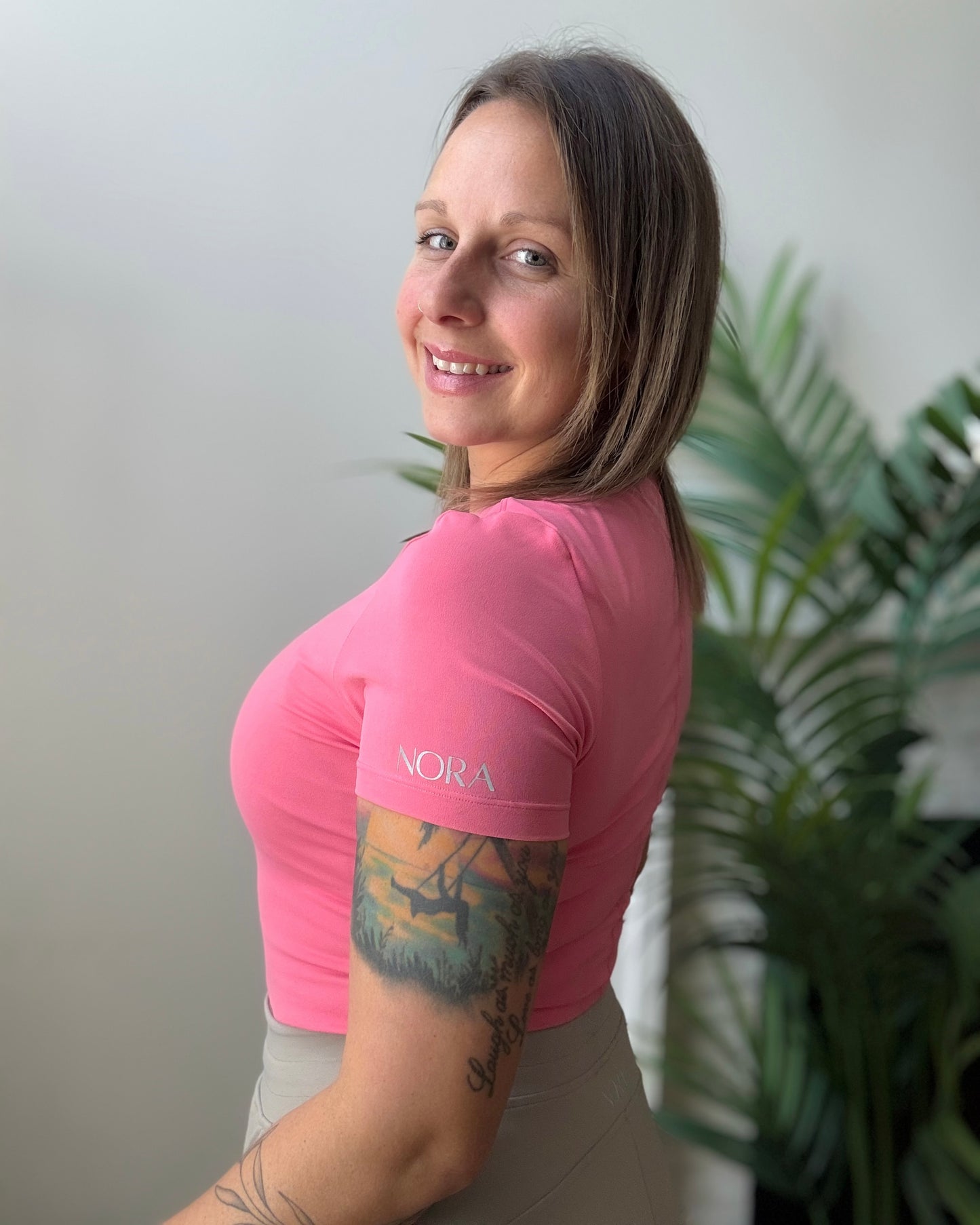 Kelly Short Sleeve Top - Cherry