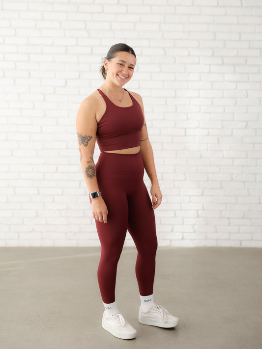Marlee Leggings - Burgundy
