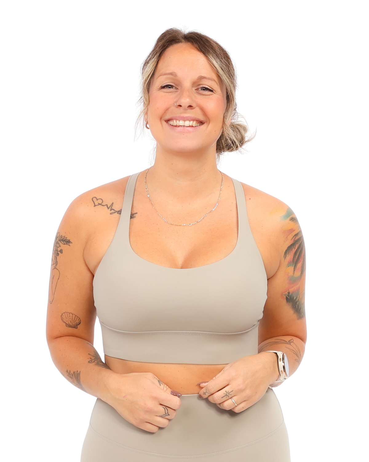 Daphnée sports bra - Moonstone