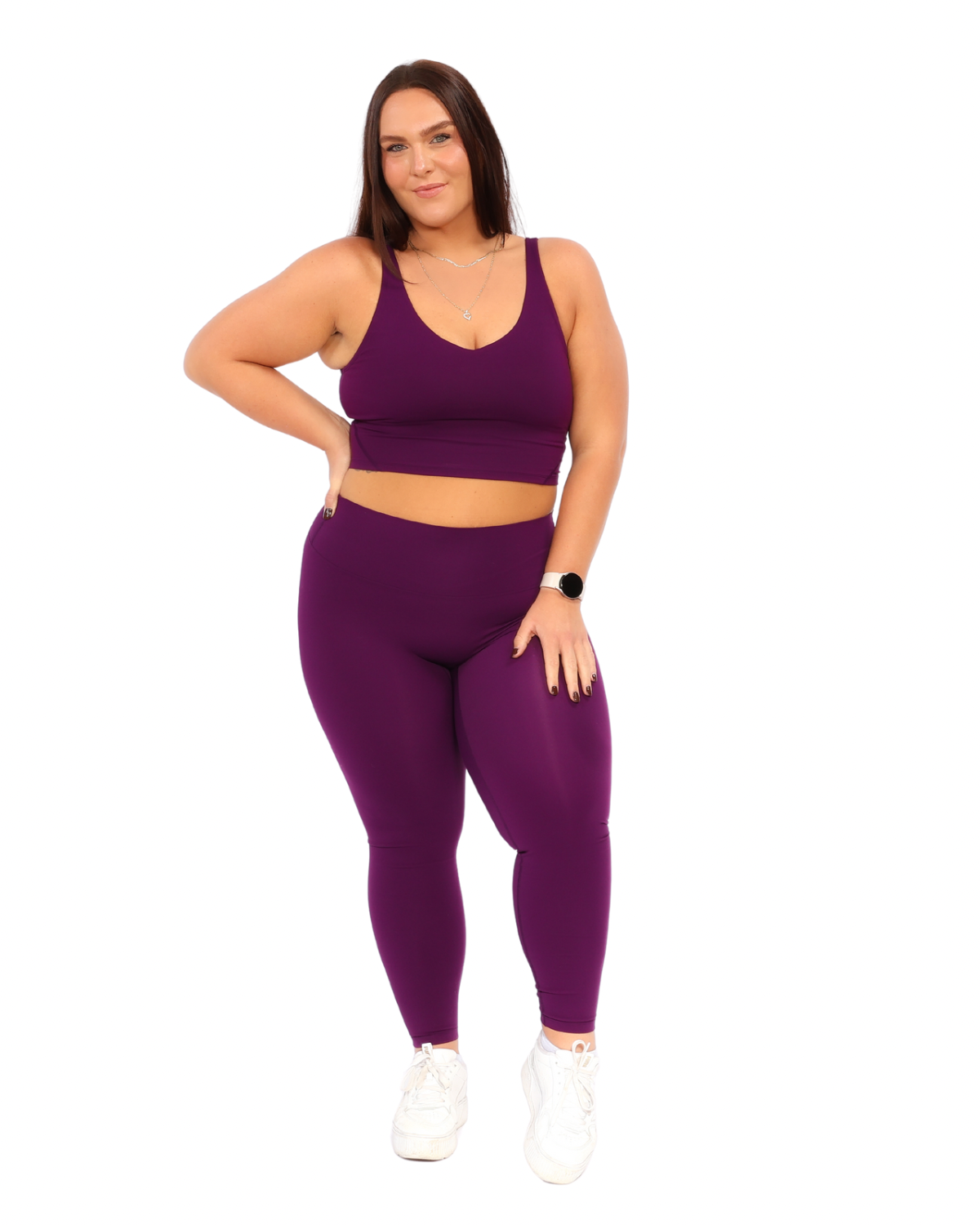 Legging Ana - Aubergine