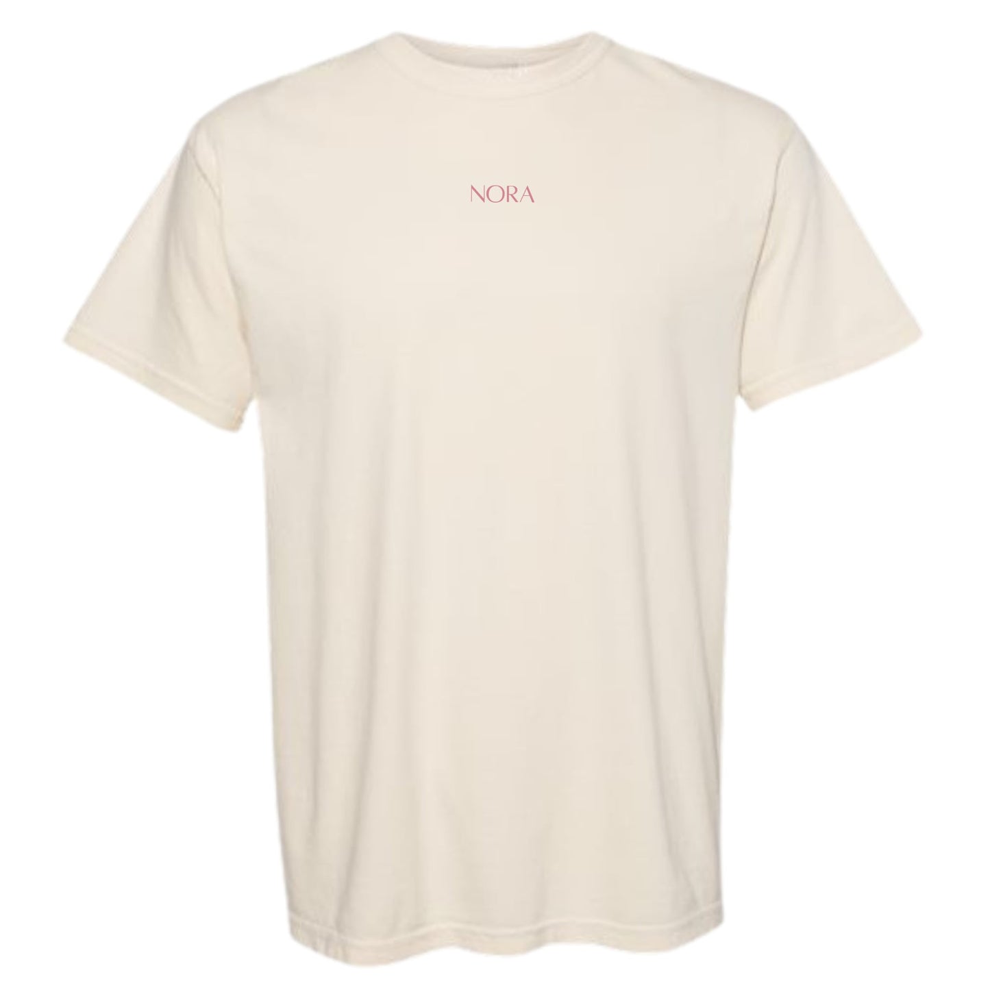 Haut à manches courtes oversized Protect your peace - Beige