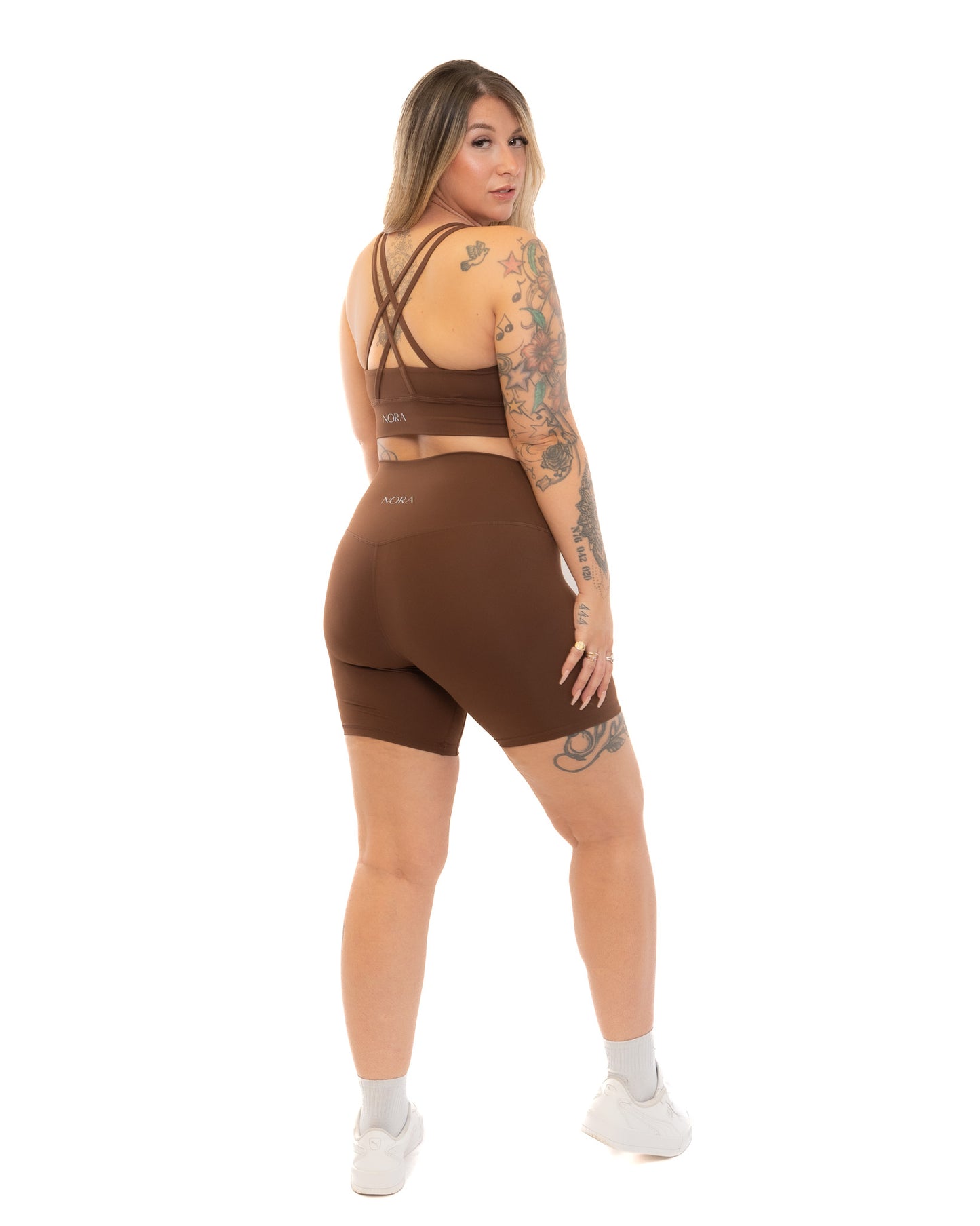 Biker short Yane - Moka