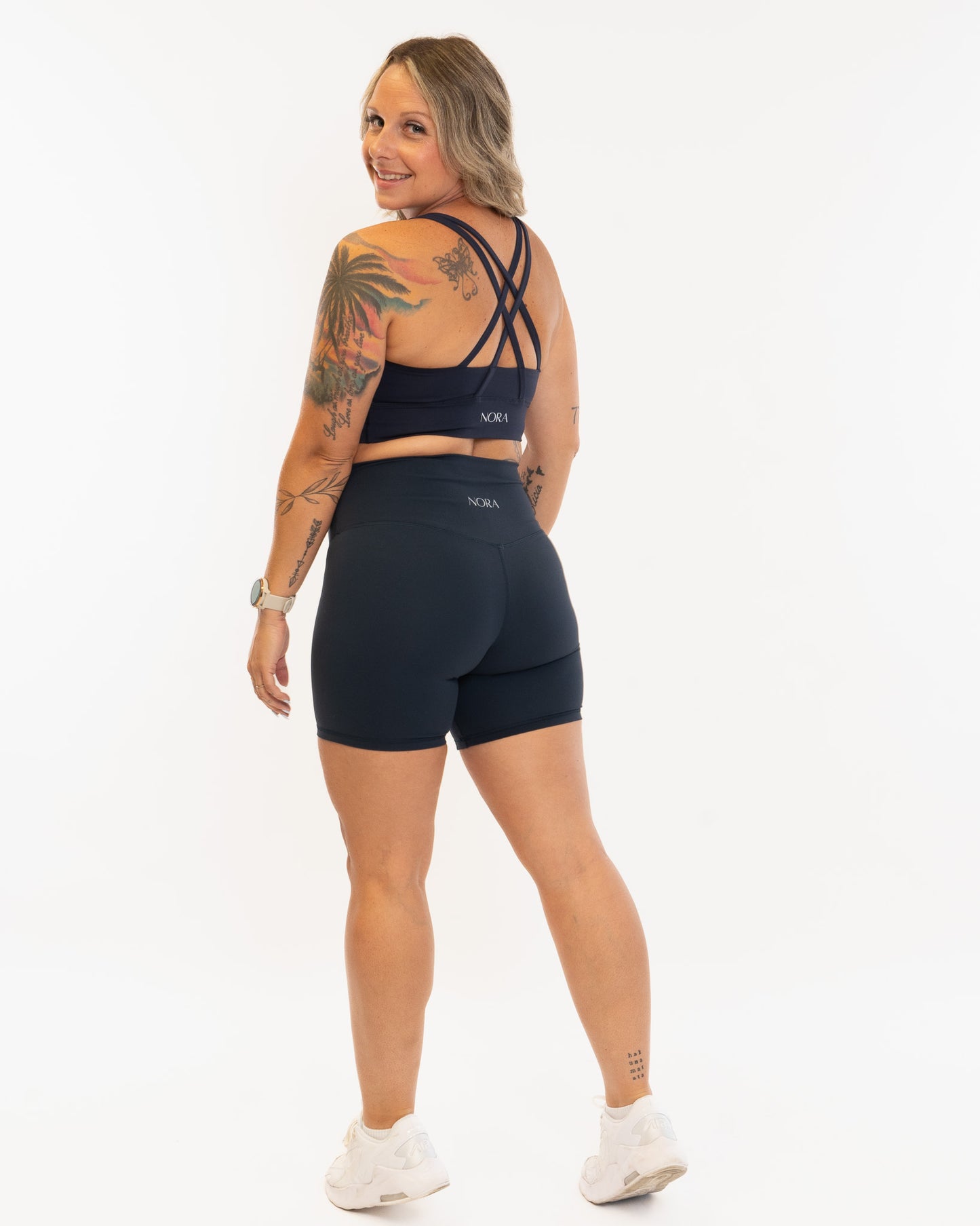 Biker short Yane - Marine