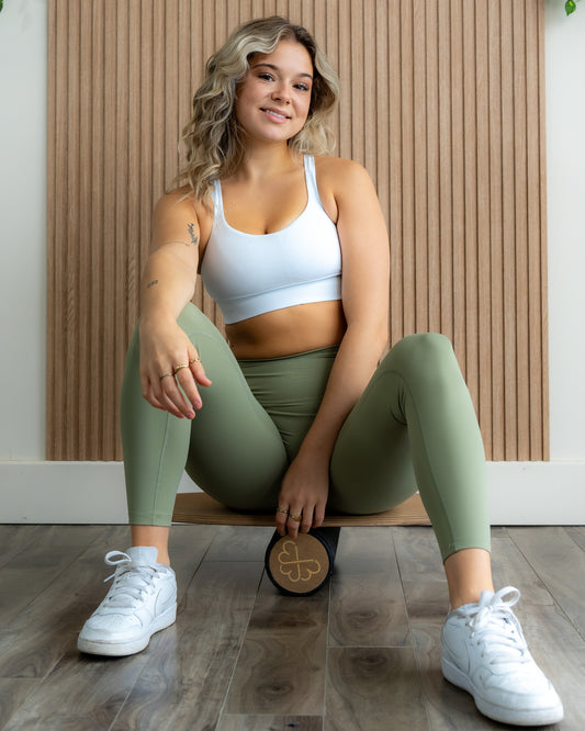 Daphnée Sports Bra - White