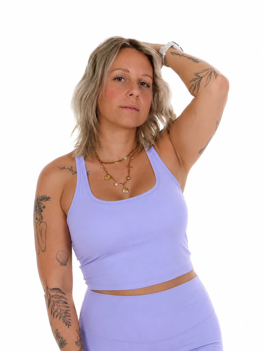 Soutien-gorge de sport Chloé - Lilas