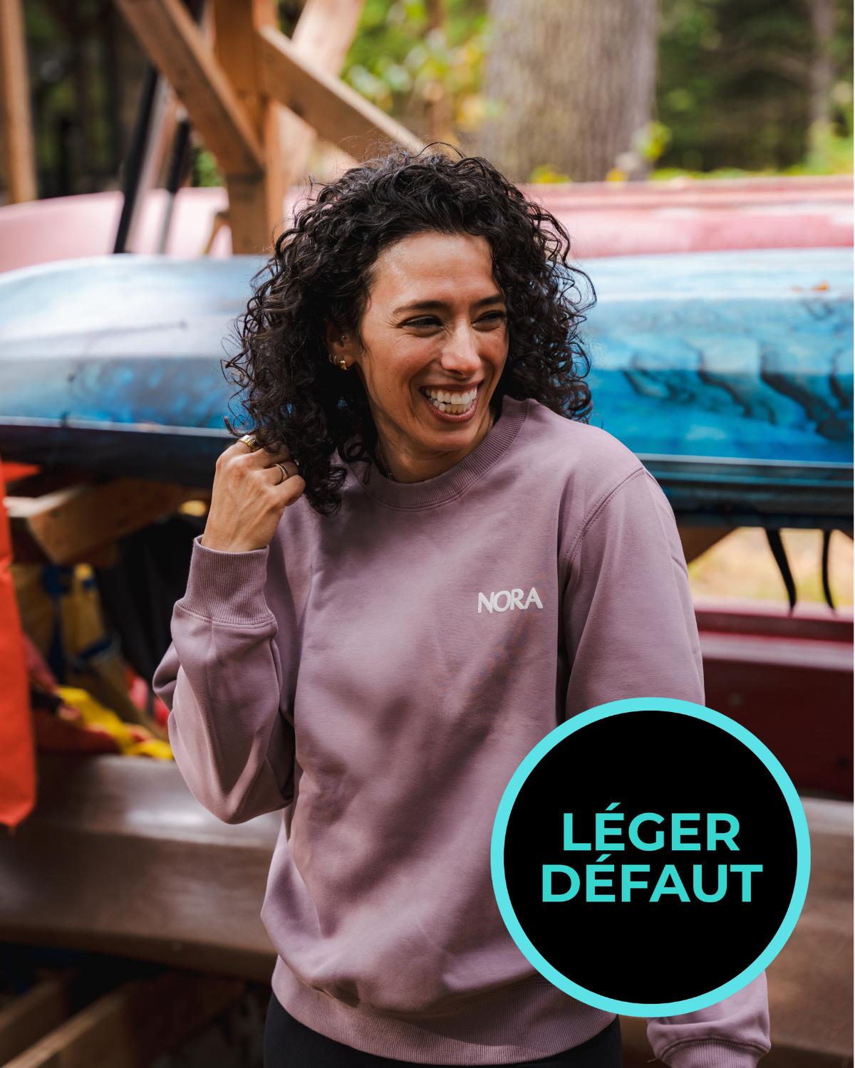 CREWNECK VIOLET *LÉGER DÉFAUT*
