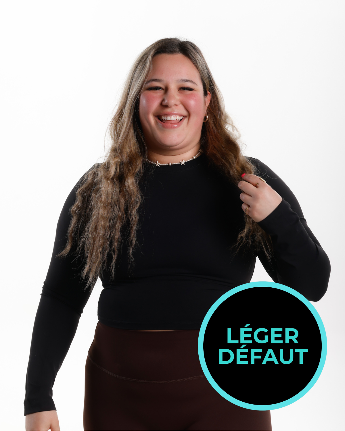 Haut Kelly manches longues - NOIR *LÉGER DÉFAUT*