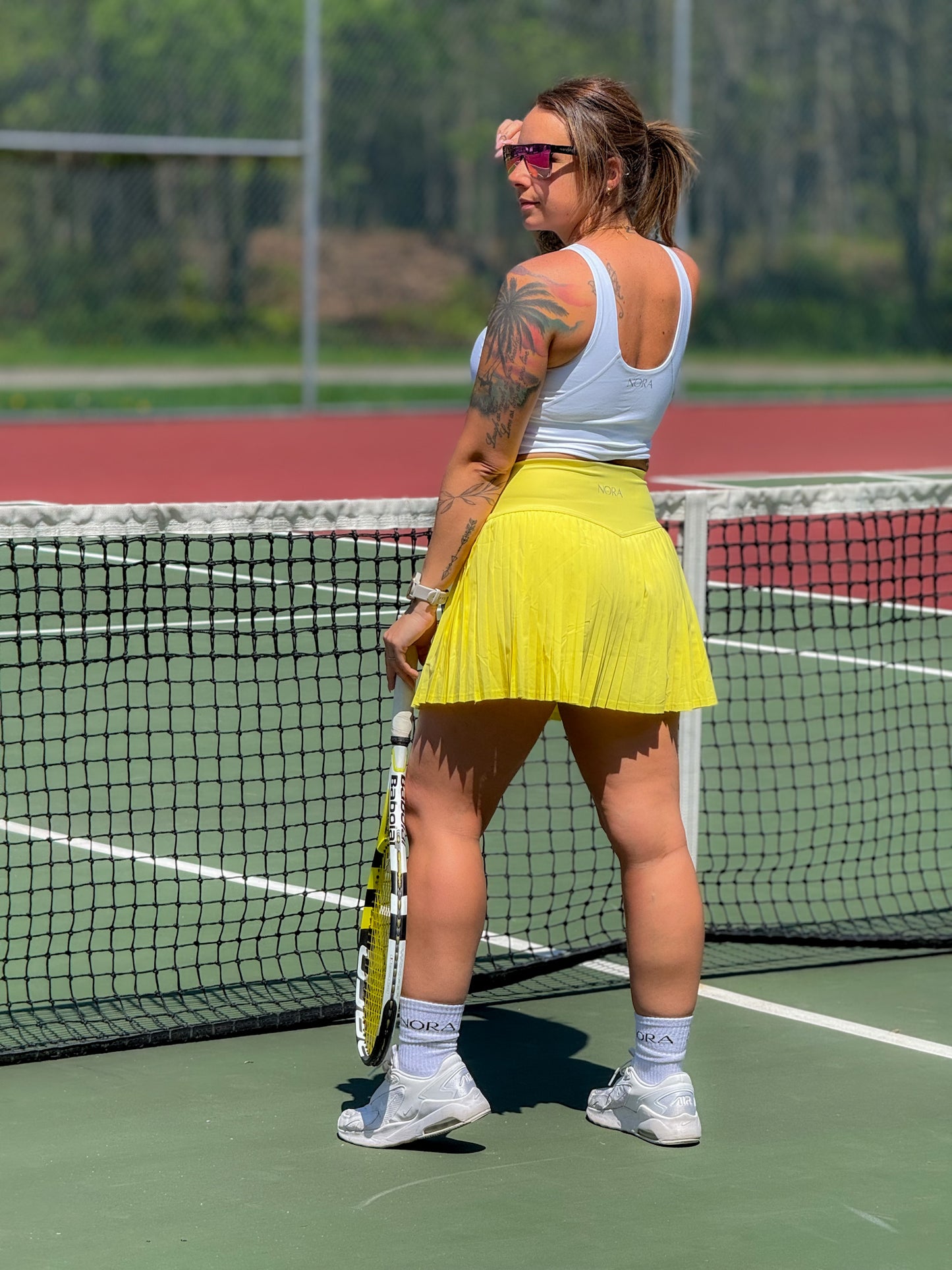Eva skort - Sun yellow