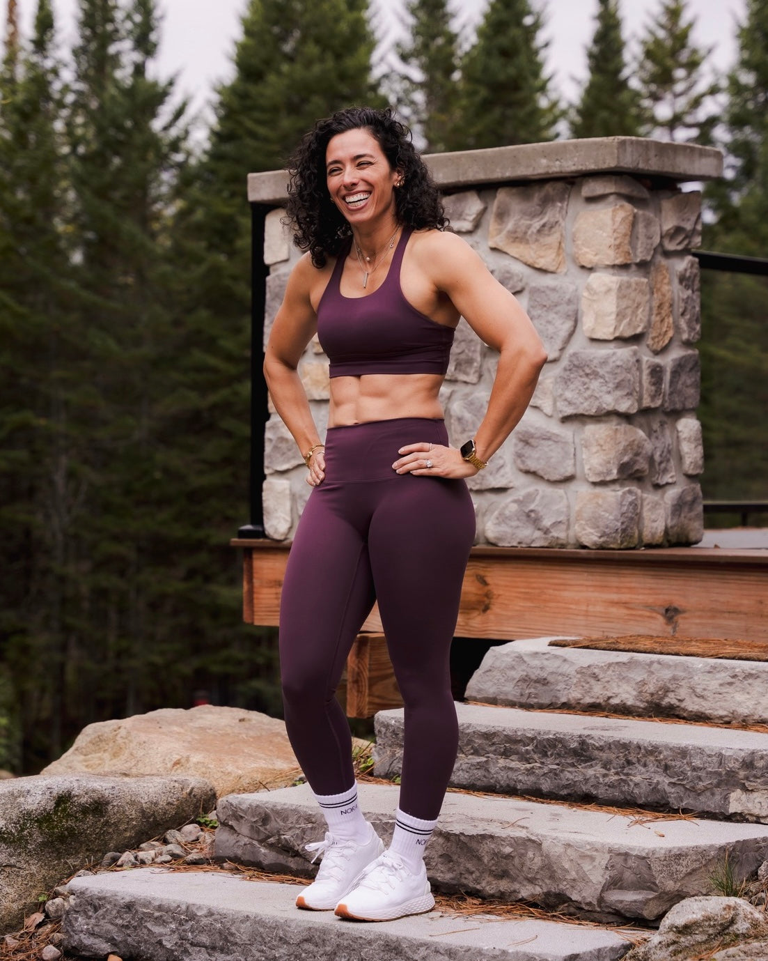 SIGNATURE | LEGGING MARLEE À TAILLE HAUTE - FIGUE