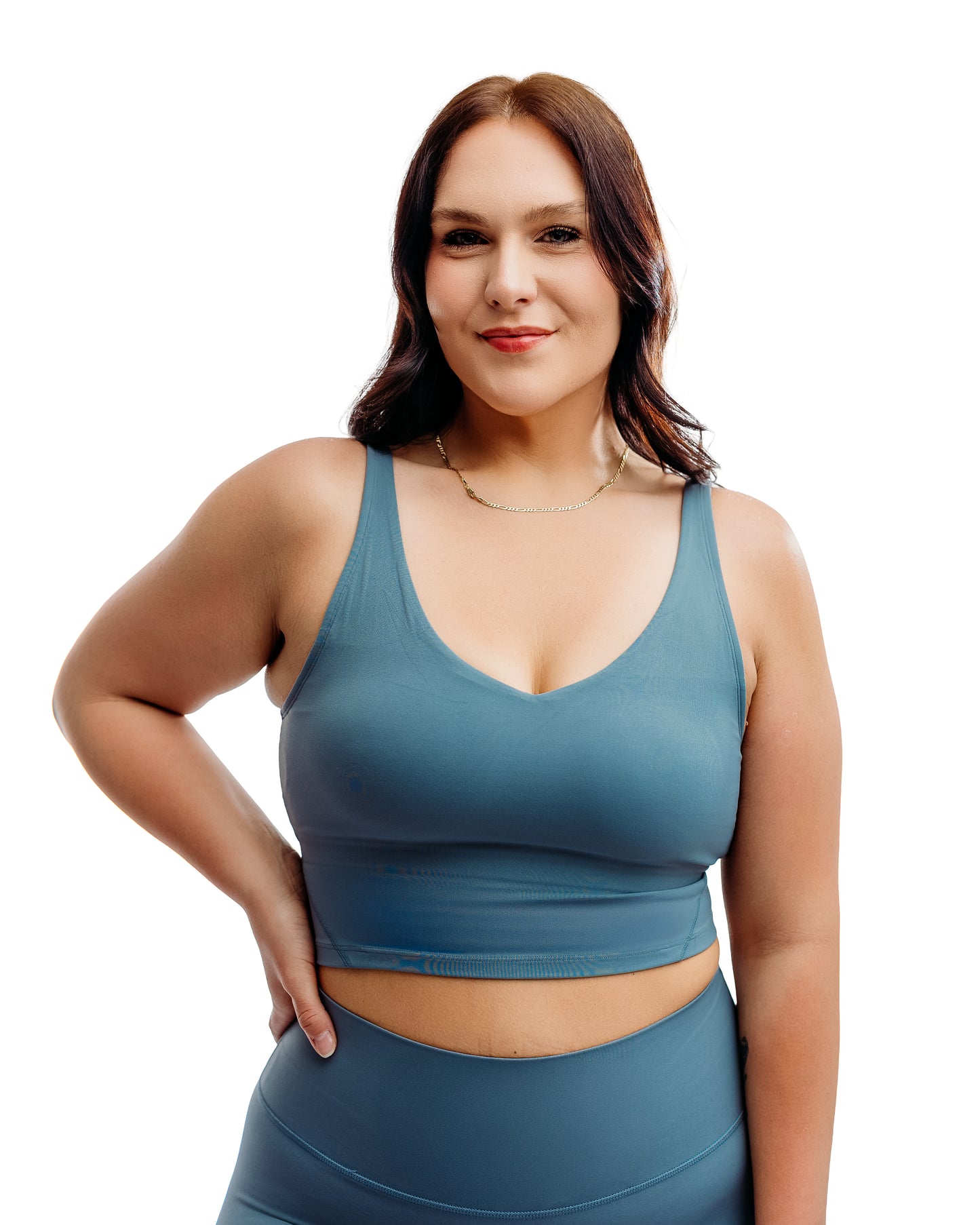 Soutien-gorge de sport Victoria - Bleu acier