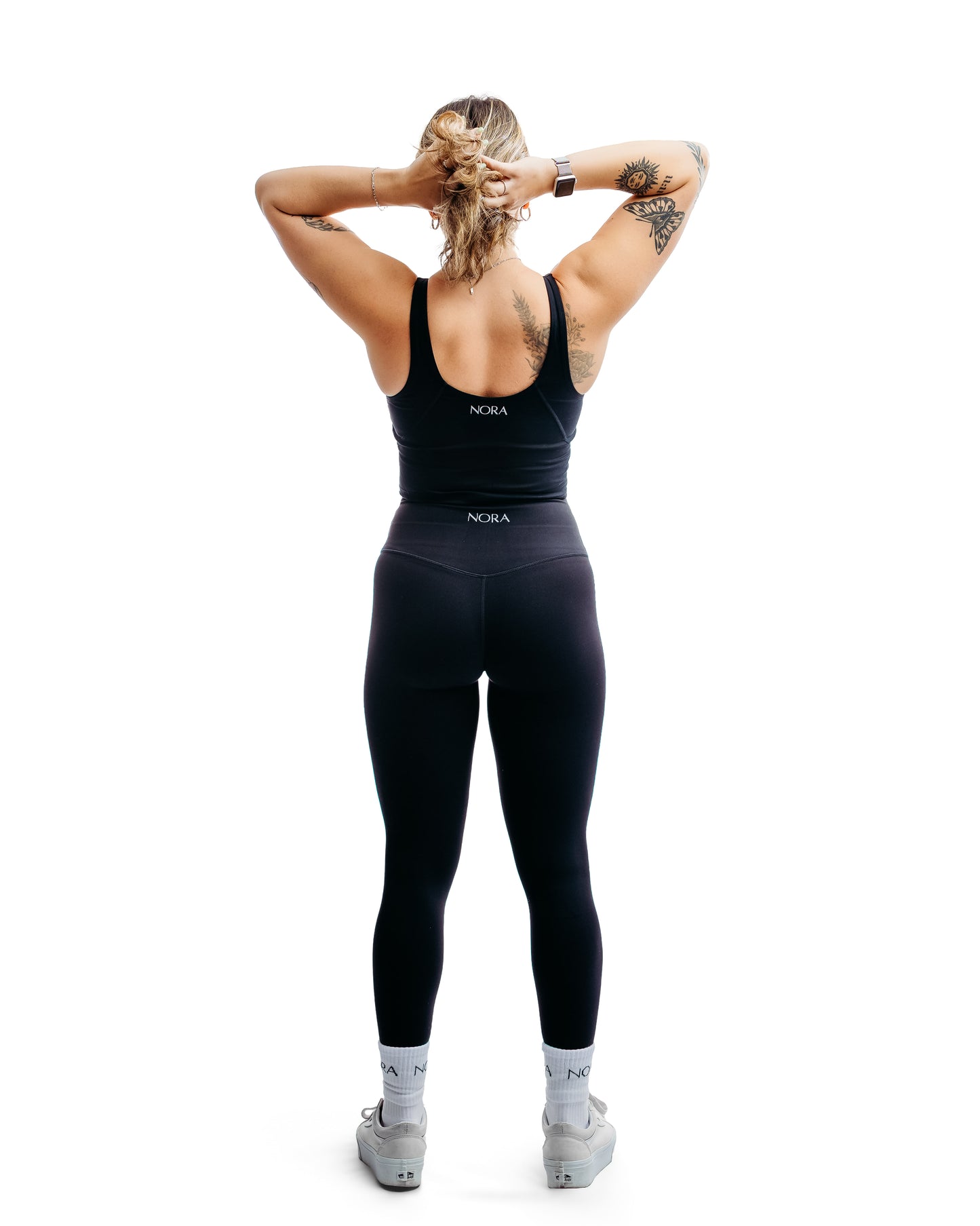 Marlee High Waisted Leggings - Black