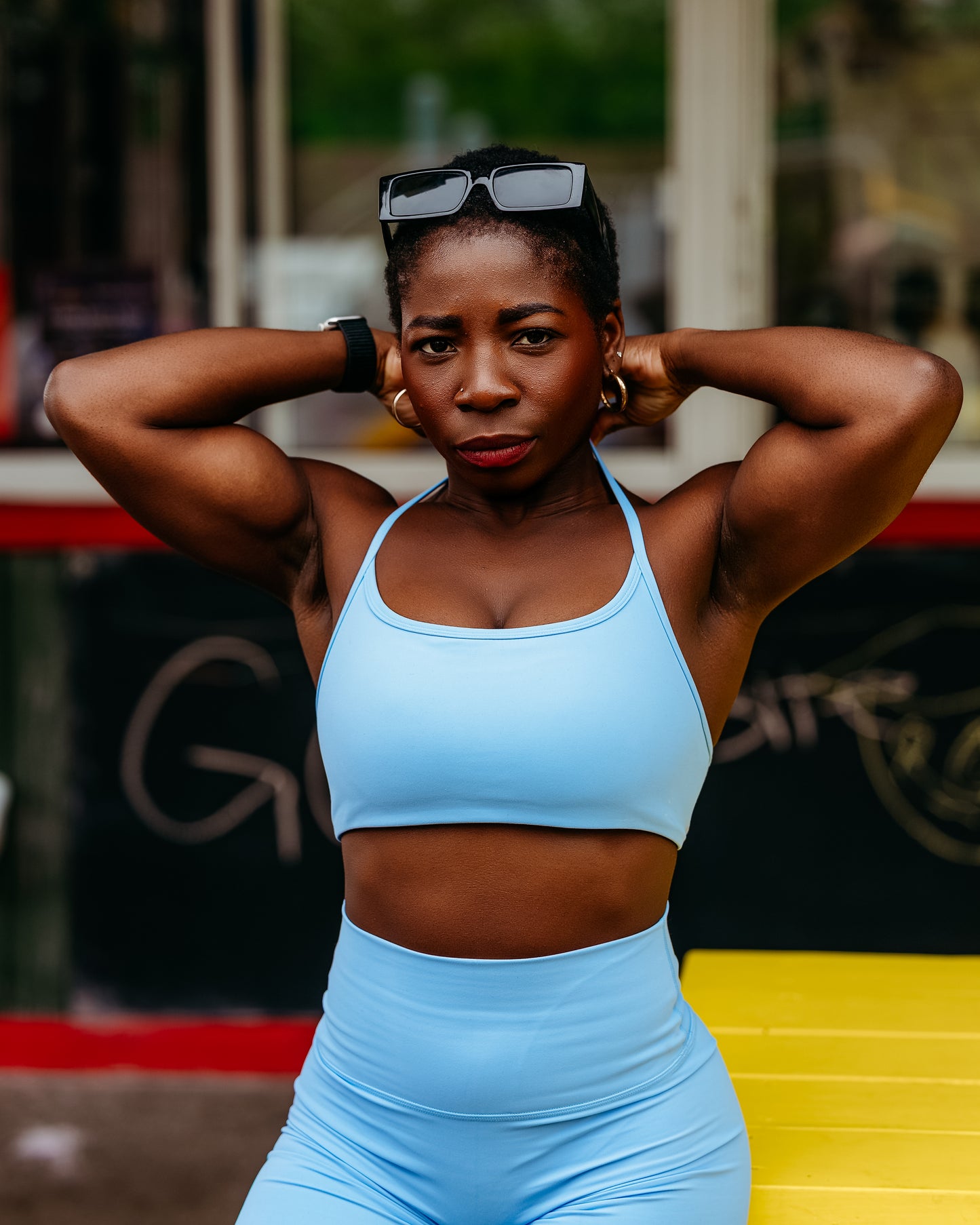 Alexe Sports Bra - Azul