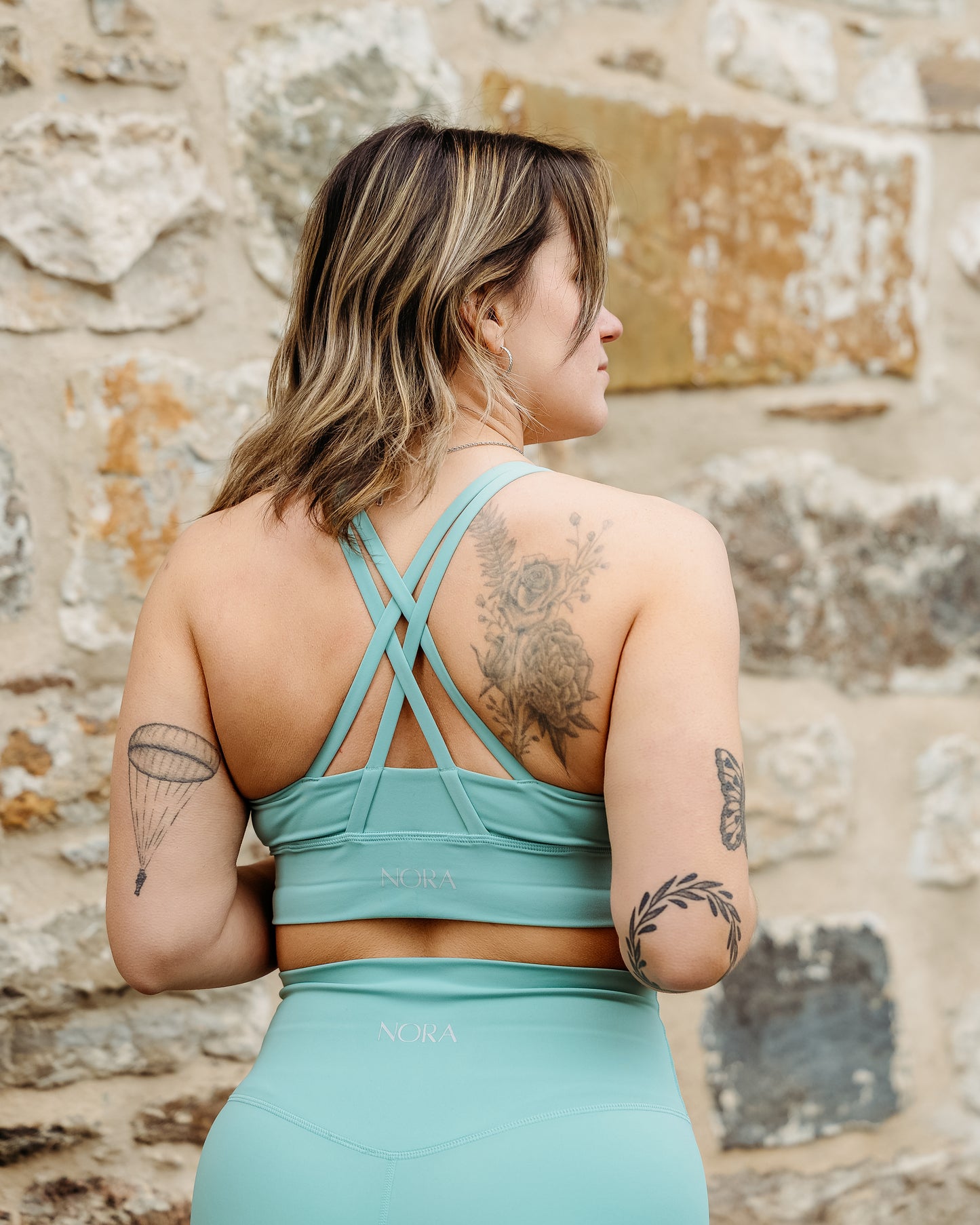 Soutien-gorge de sport Éli - Vert sauge