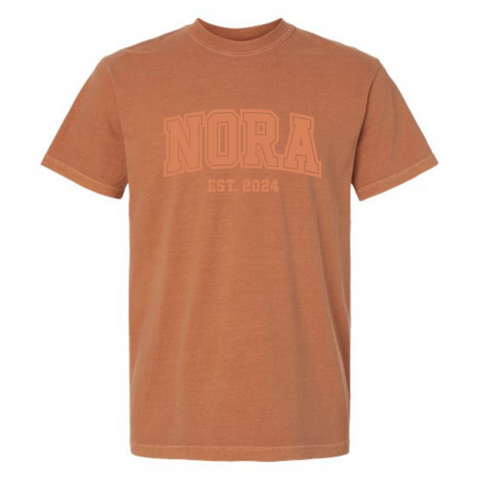 Oversized Short Sleeve Top - Sweet potato