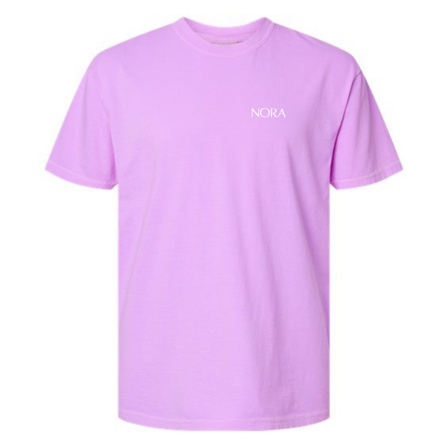 Haut à manches courtes oversized - Mauve néon