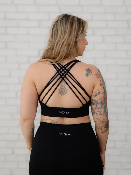 Daphnée Sports Bra - Black