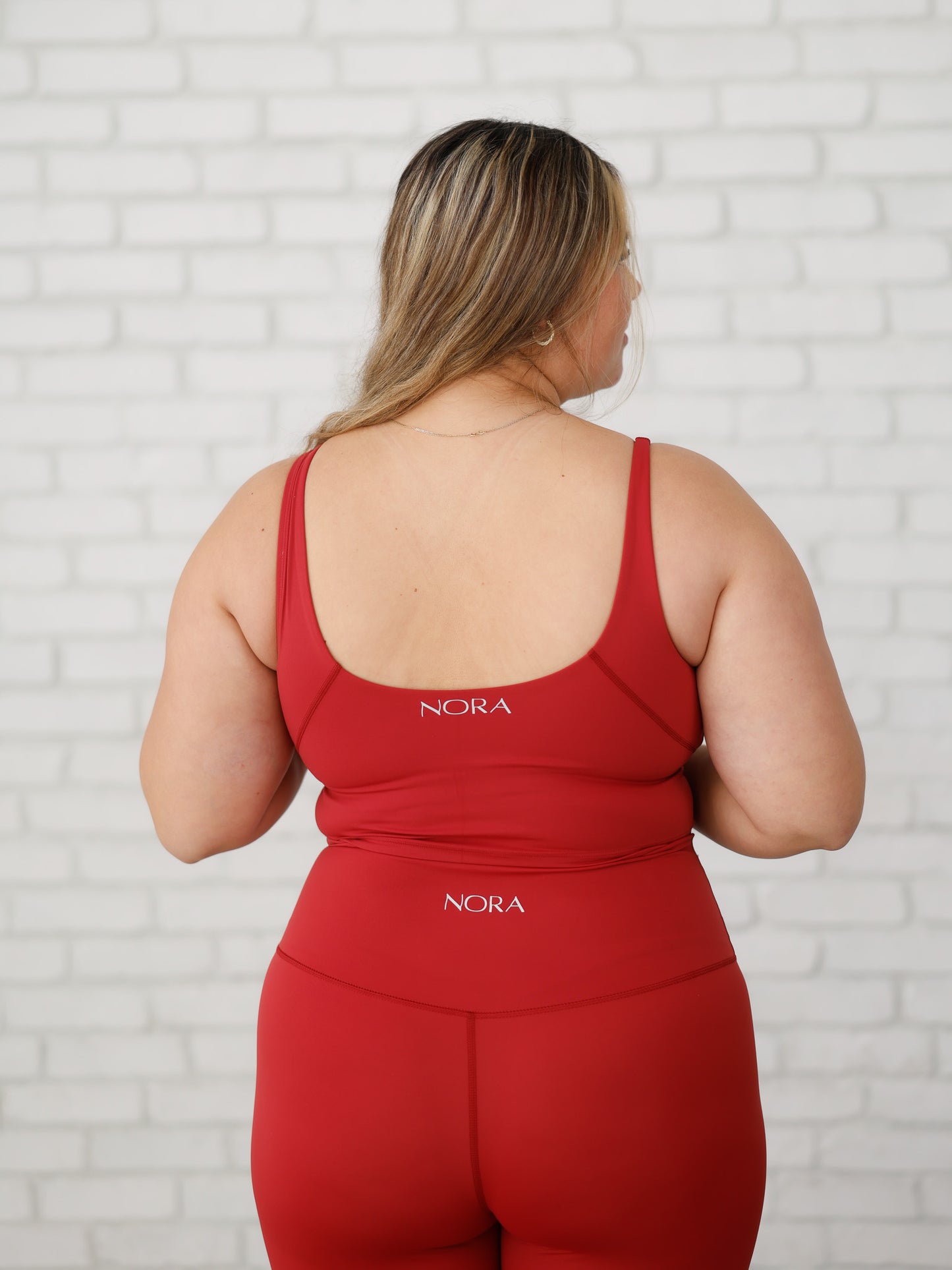 Soutien-gorge de sport Victoria - Angora rouge