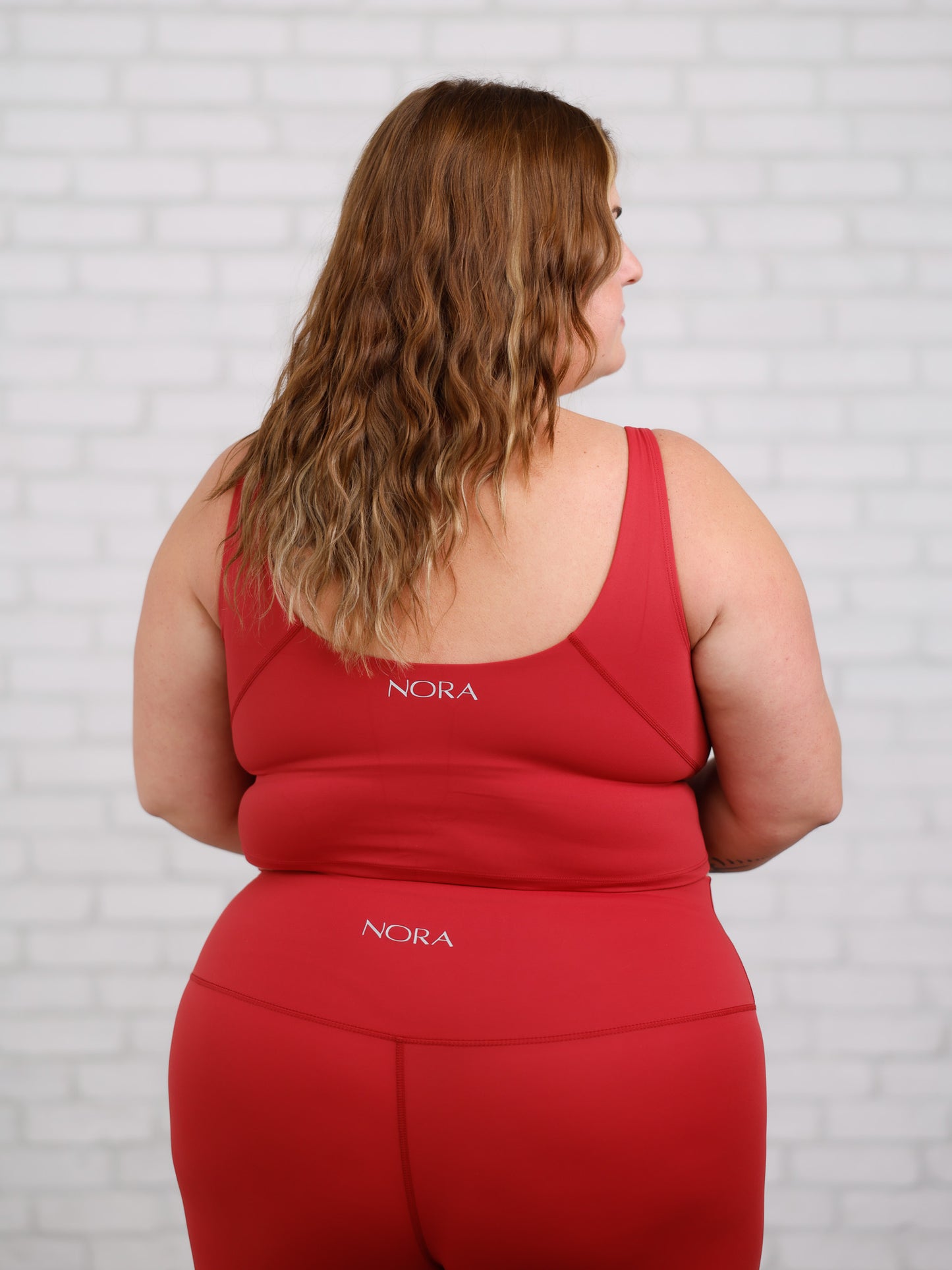 Soutien-gorge de sport Victoria - Angora rouge