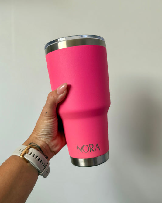 Tasse isotherme 30 oz - ROSE NÉON