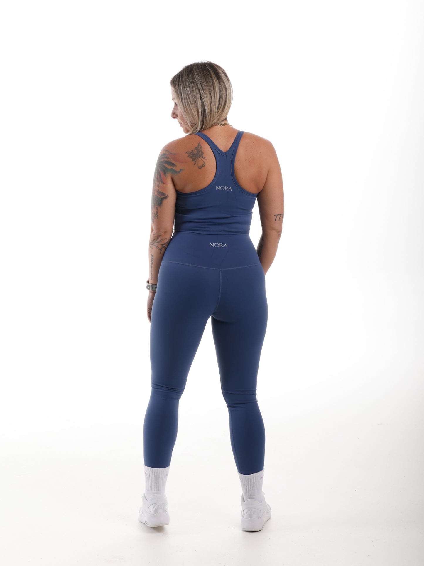 Legging à taille mi-haute Stella - Blueberry