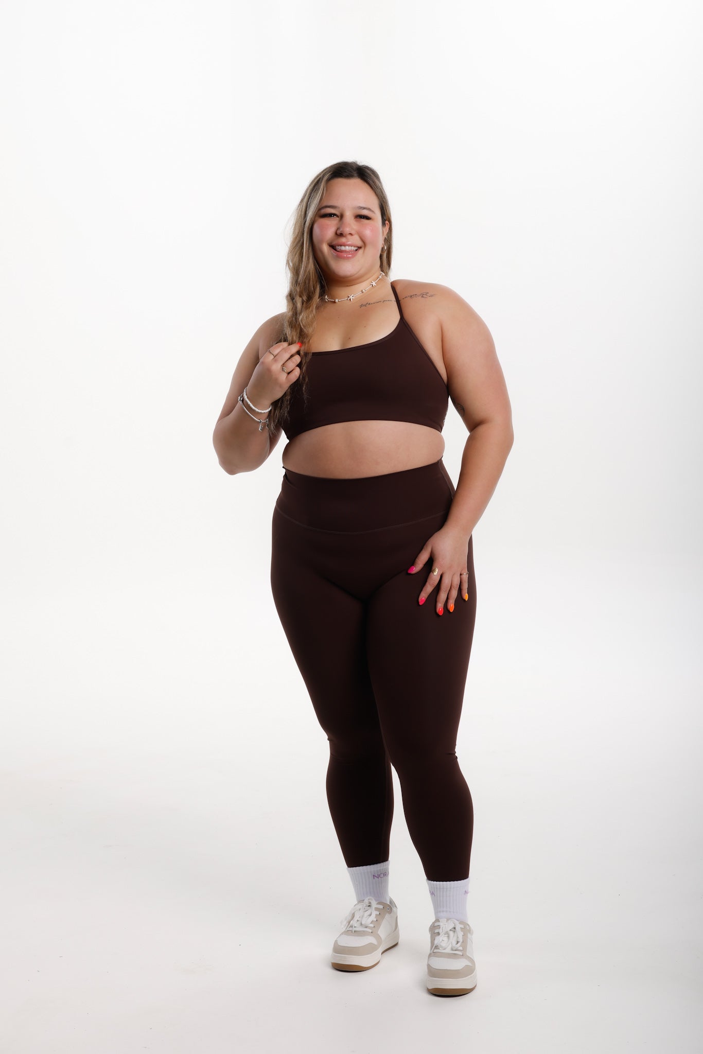 Legging à taille très haute Marlee Signature - Espresso