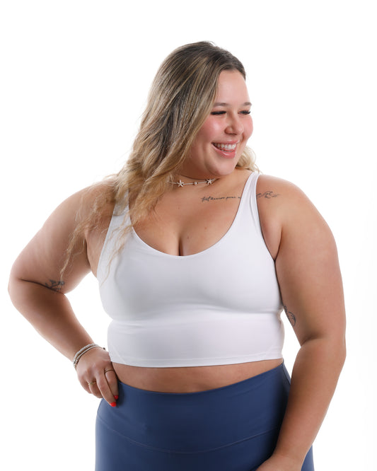 Victoria Sports Bra - White