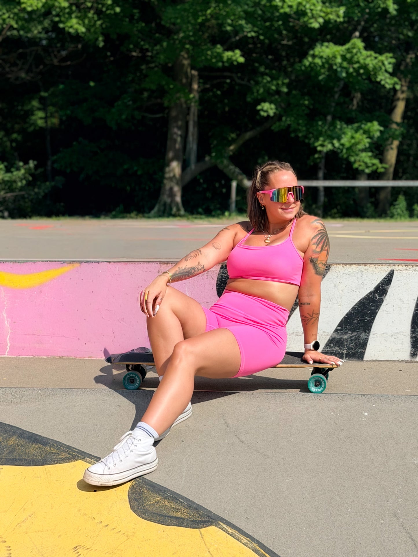 Biker short Yane - Flamingo