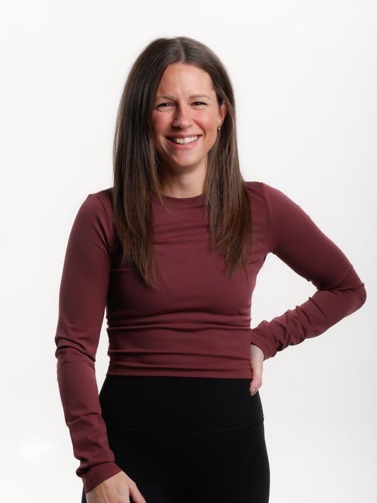 Haut à manches longues Kelly - Bourgogne