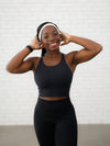 Soutien-gorge de sport Saskia - Noir