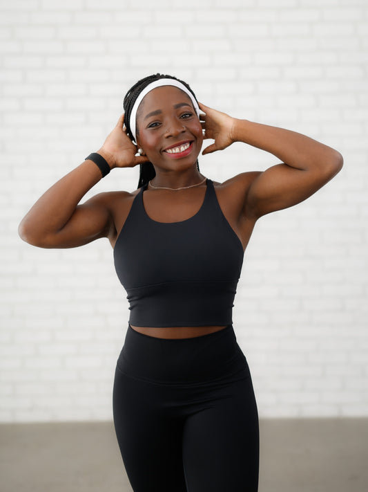Saskia Sports Bra - Black
