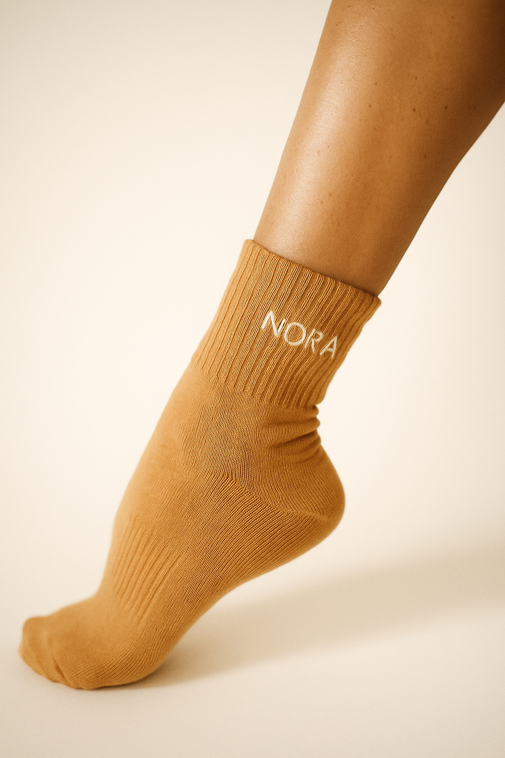 Mini crew socks - Caramel