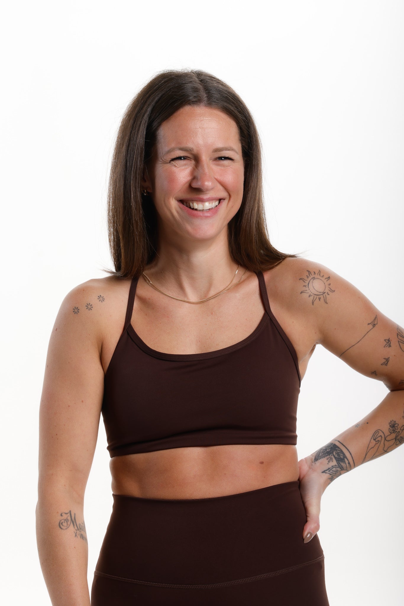 Soutien-gorge de sport Alexe - Espresso