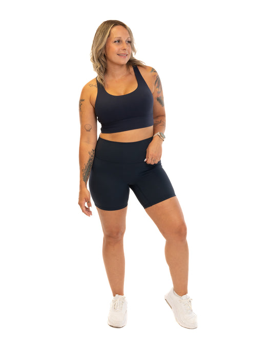 Biker short Yane - Marine