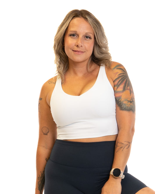 Soutien-gorge de sport Victoria - Blanc