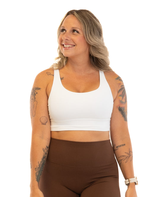 Soutien-gorge de sport Eli - Blanc