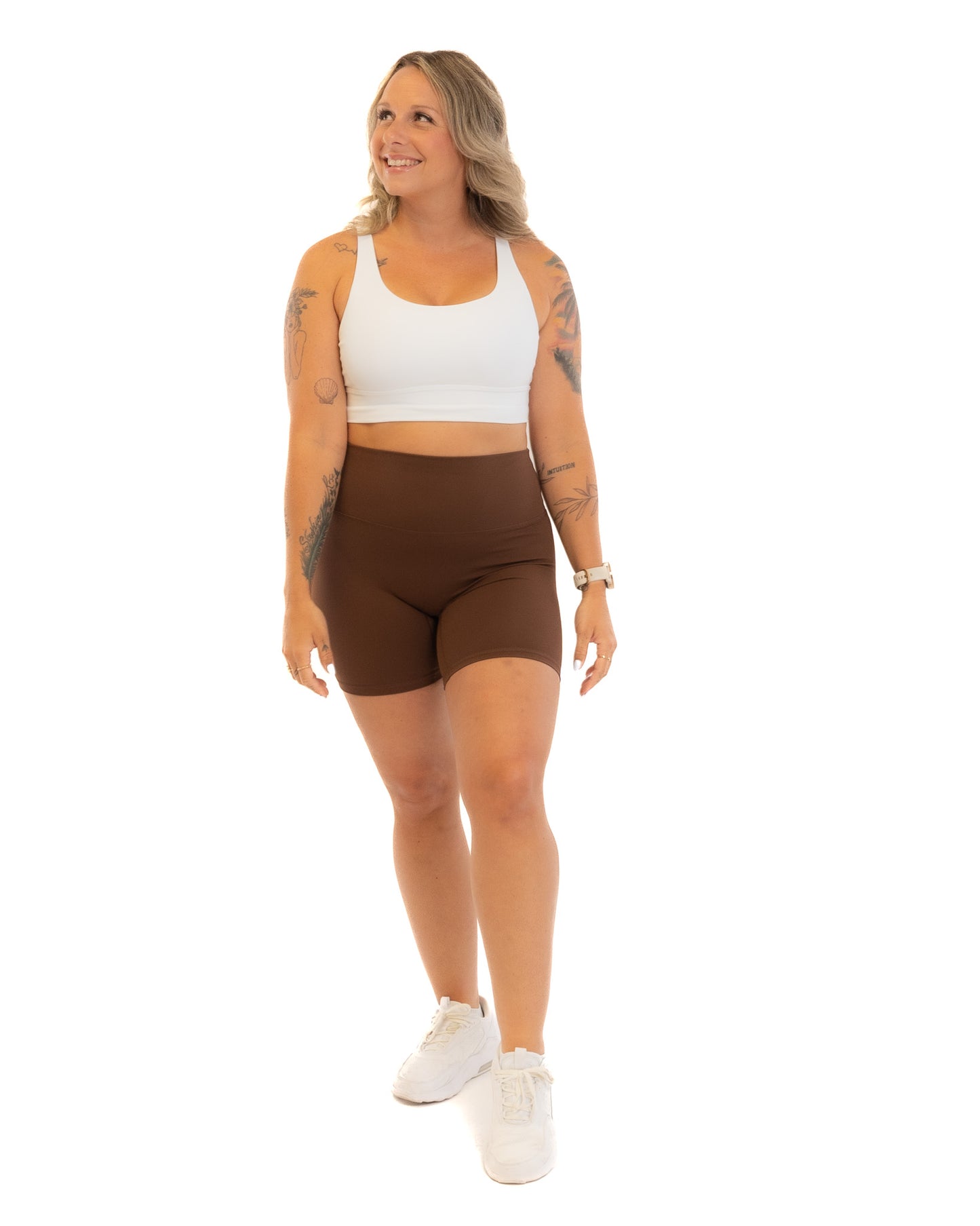 Biker short Yane - Moka