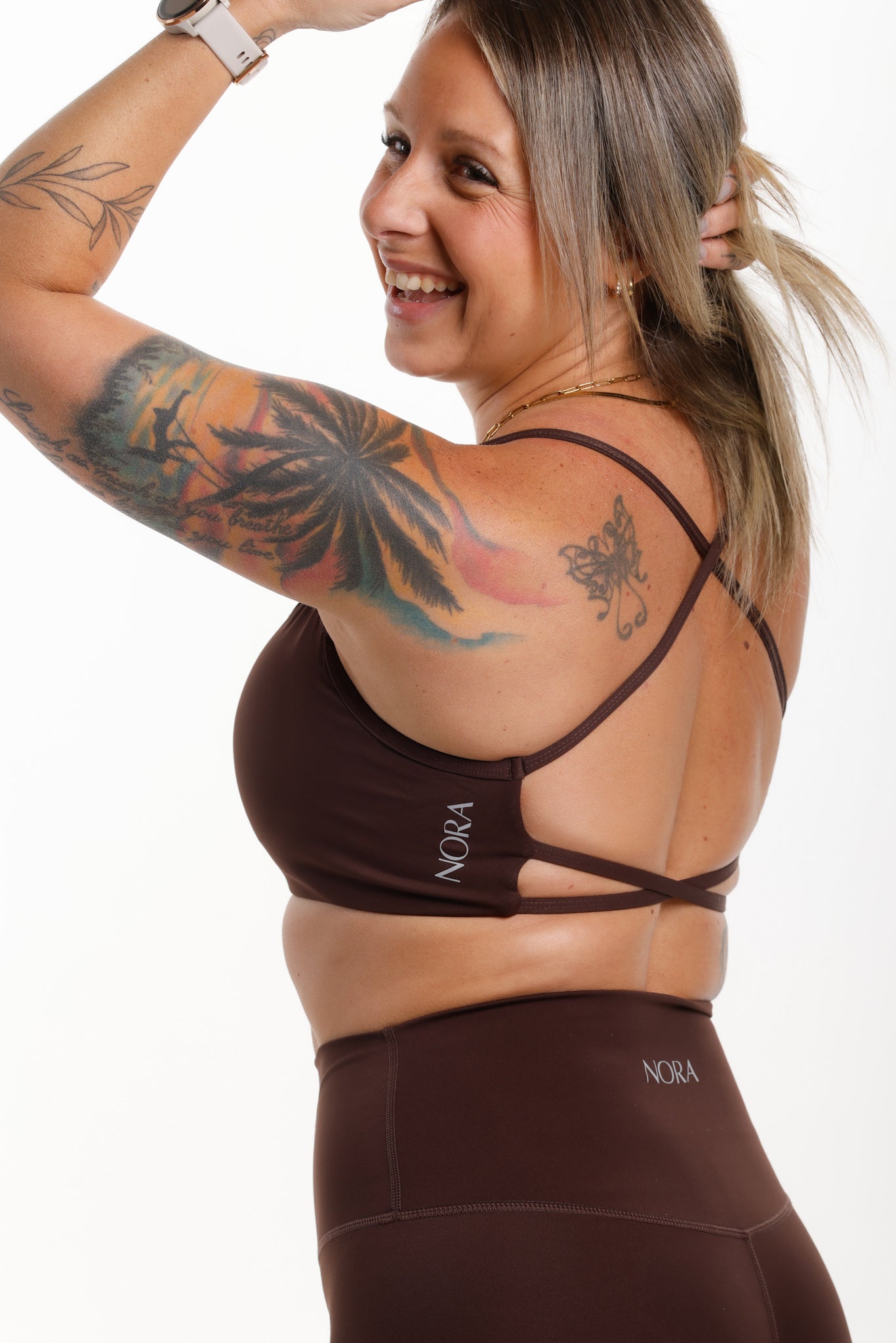 Soutien-gorge de sport Alexe - Espresso
