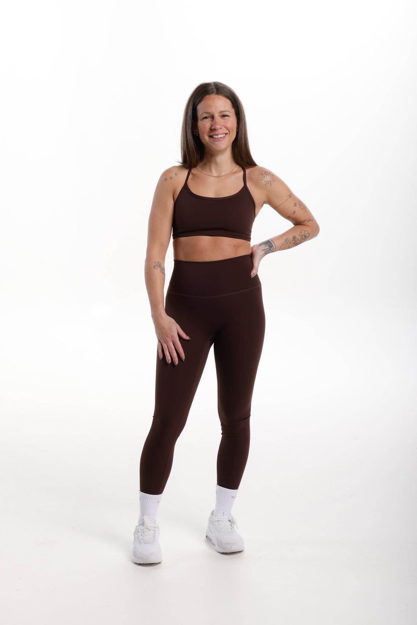 Legging à taille très haute Marlee Signature - Espresso