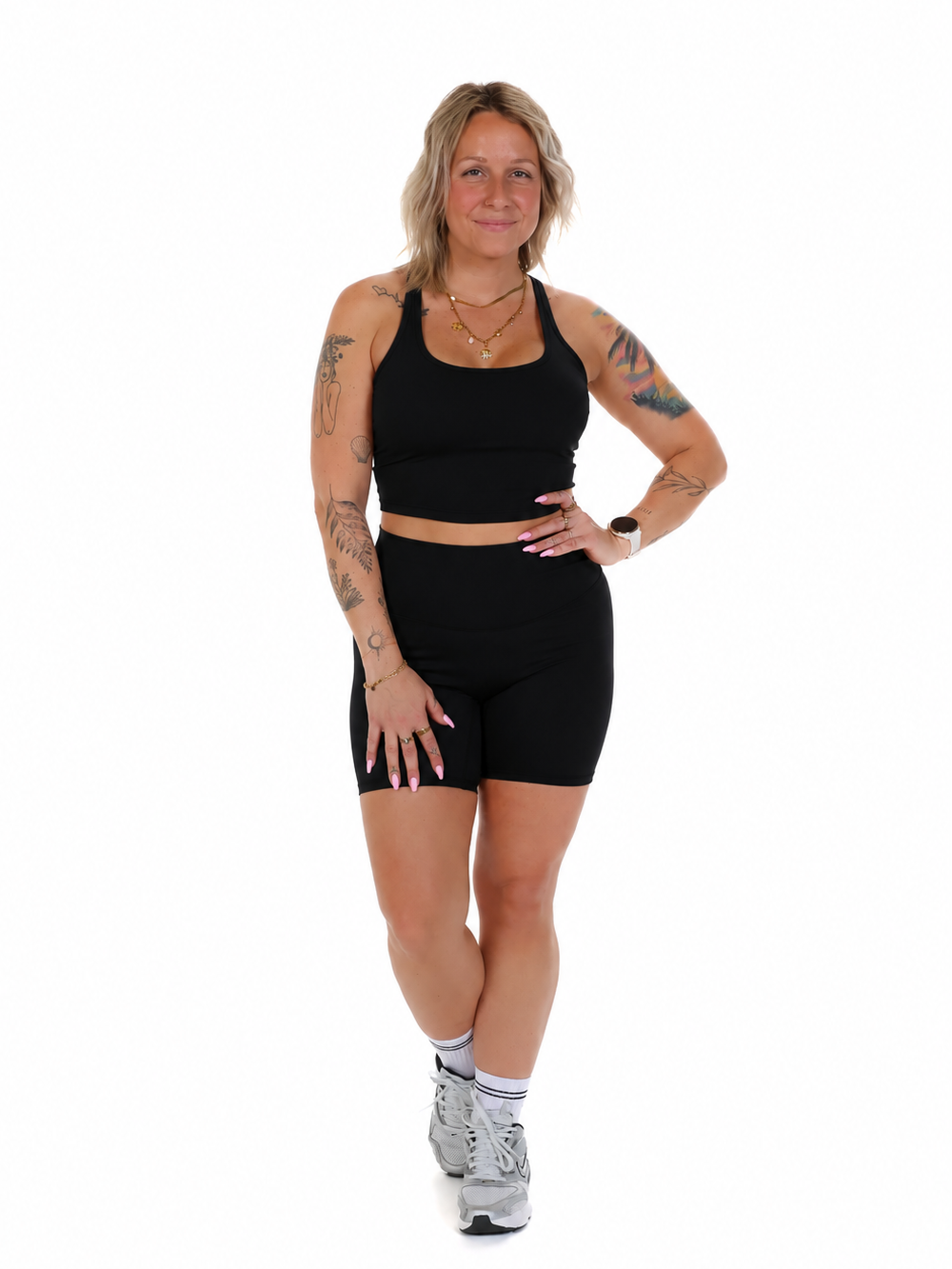 Yane Biker Shorts - Black