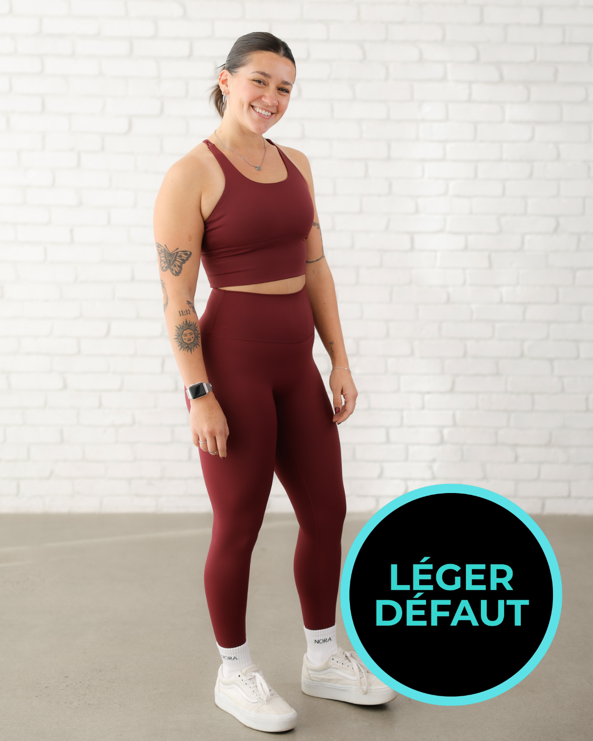 Legging Ana - Marine *LÉGER DÉFAUT*