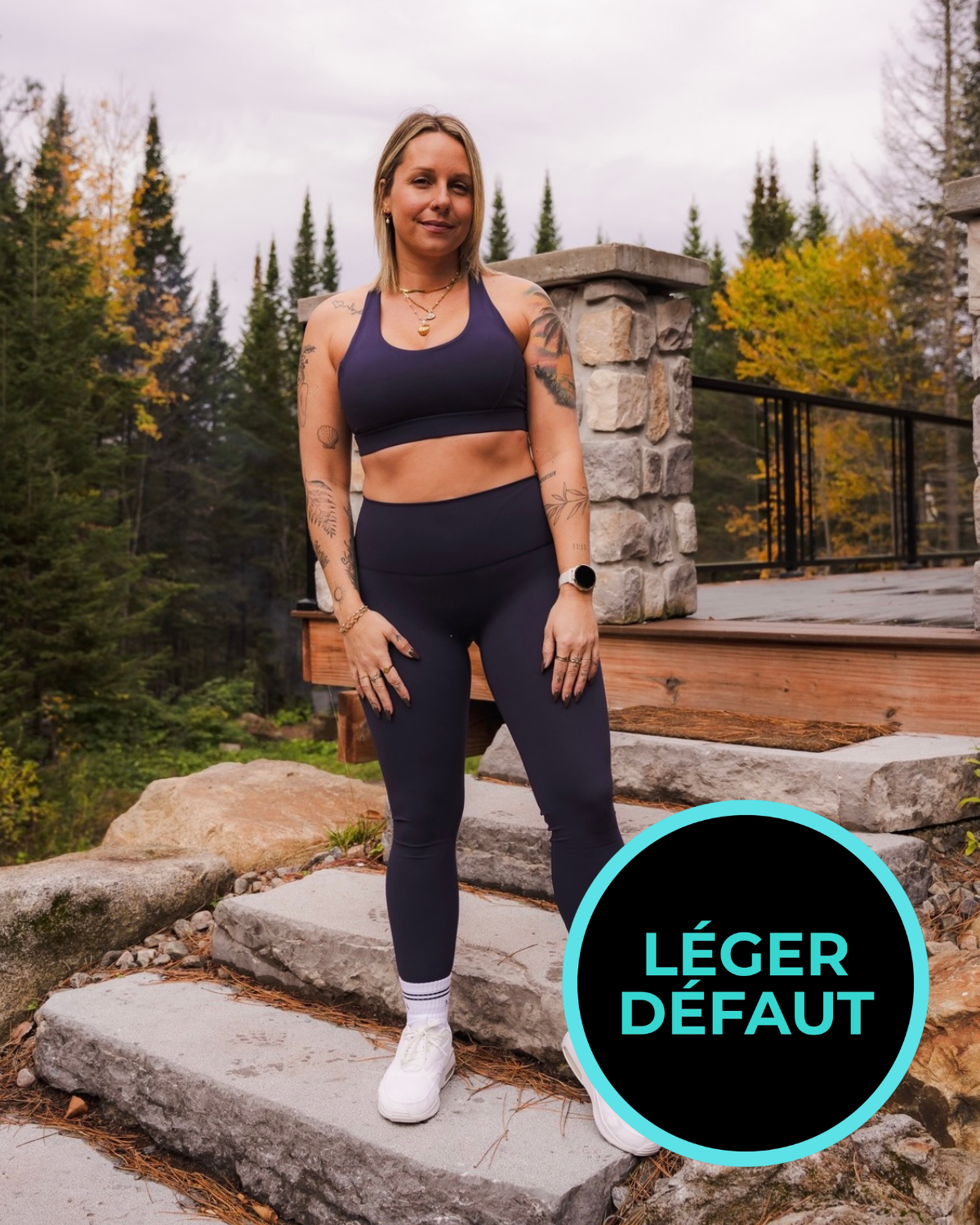 LEGGING MARLEE MARINE *LÉGER DÉFAUT*