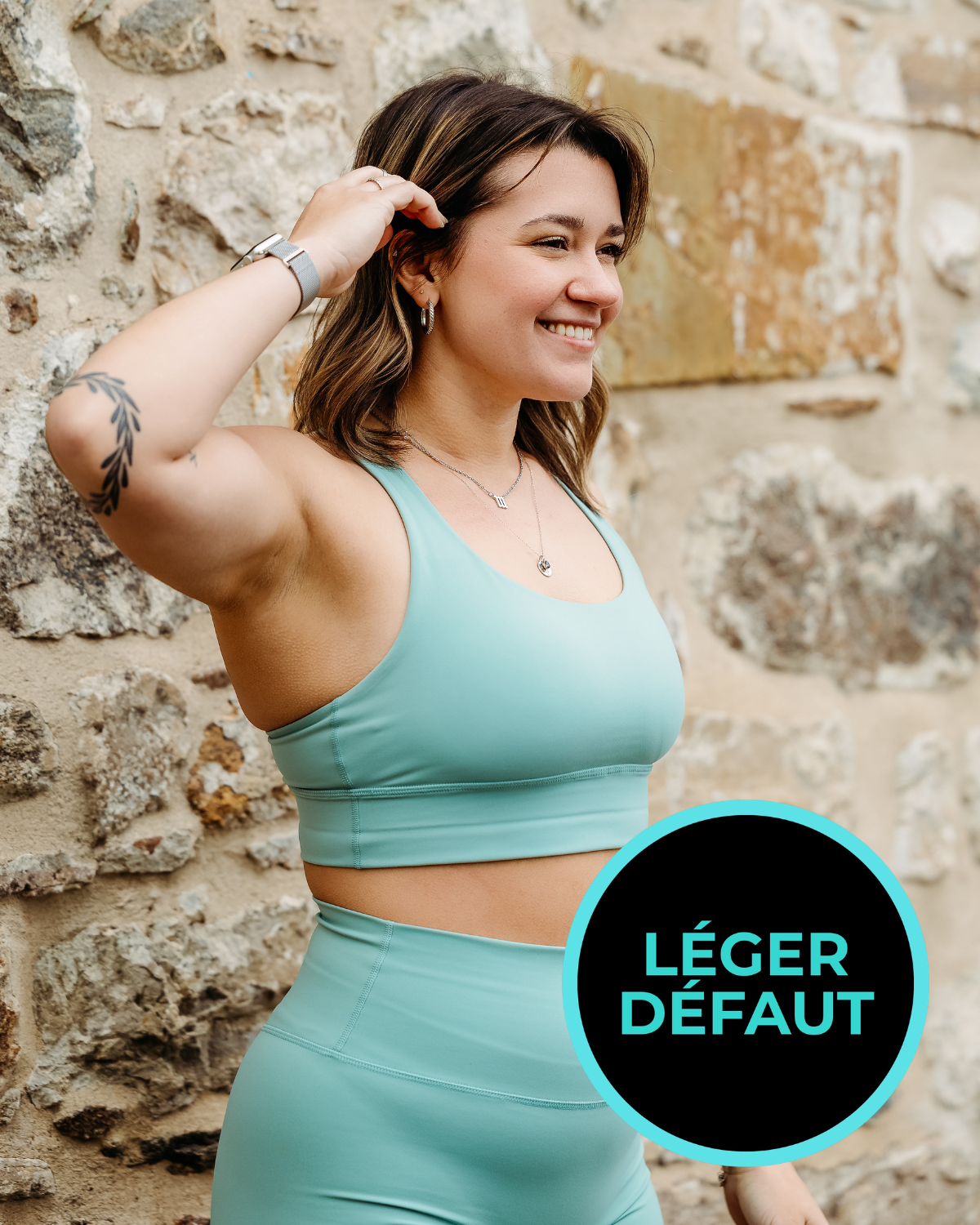 TOP ELI VERT SAUGE *LÉGER DÉFAUT*