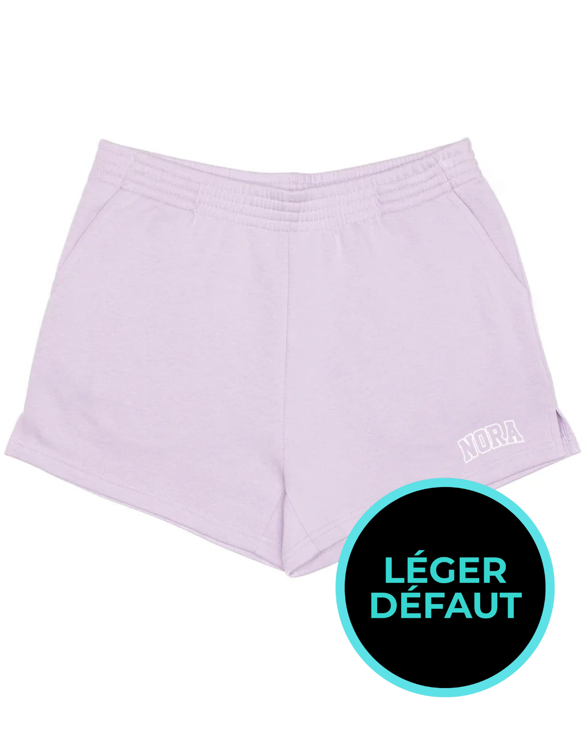 CONFORT CLUB SHORT 3 POUCES MAUVE *LÉGER DÉFAUT*