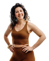 Soutien-gorge de sport Victoria - Caramel