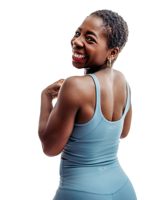 Soutien-gorge de sport Victoria - Bleu acier