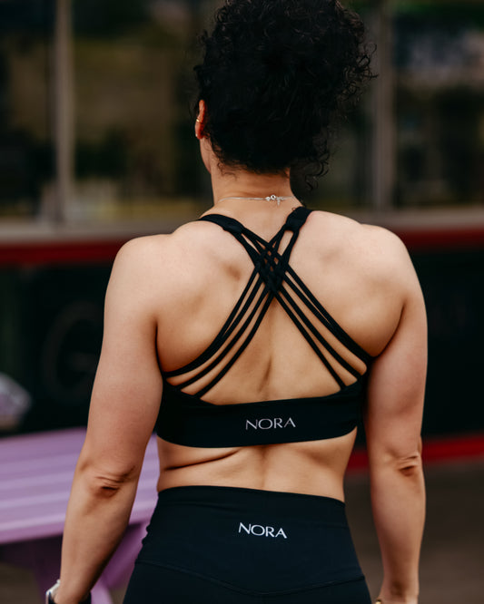Soutien-gorge de sport Daphnée - Noir