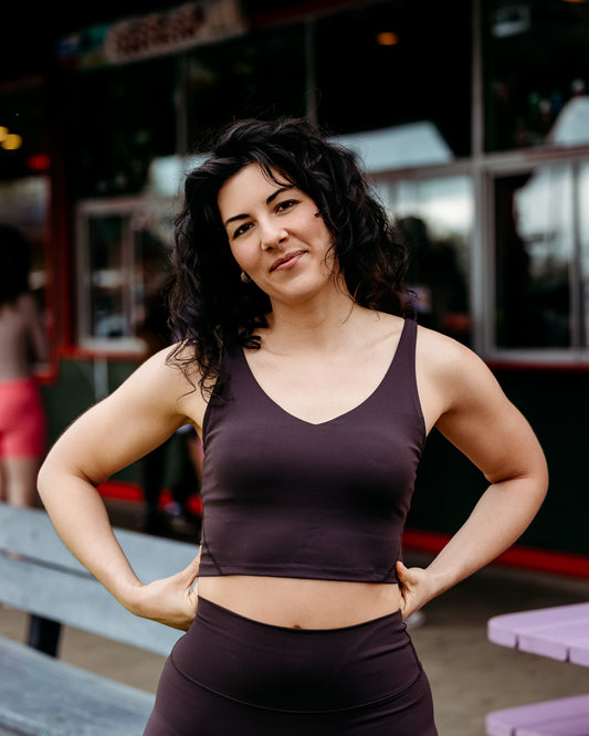 Victoria Sports Bra - Charcoal