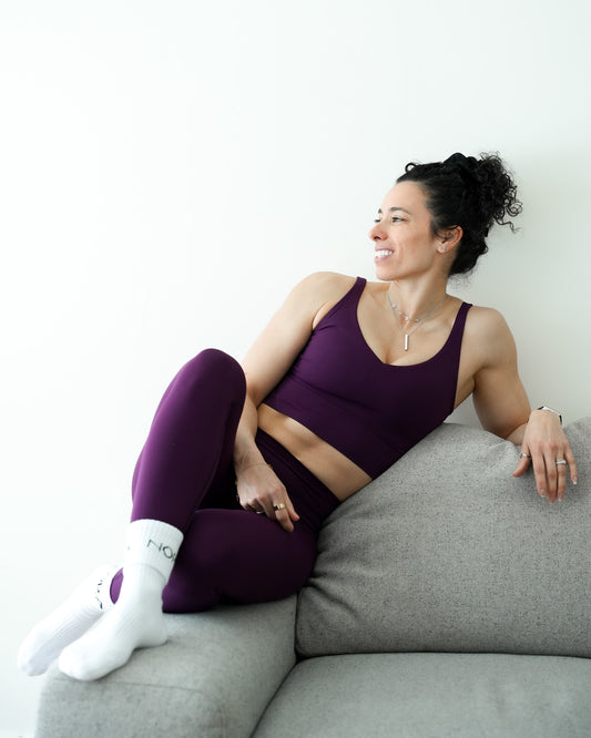 Legging Ana - Aubergine