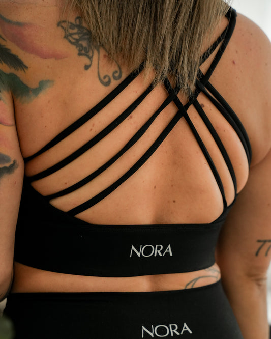 Soutien-gorge de sport Daphnée - Noir